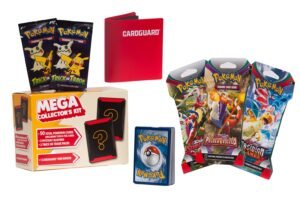 Pokémon Mega Collector's Kit: 100 Total Pokémon Cards | 5 Packs + 50 Cards (Includes 1 Holo-Foil Card) + Mini-Binder